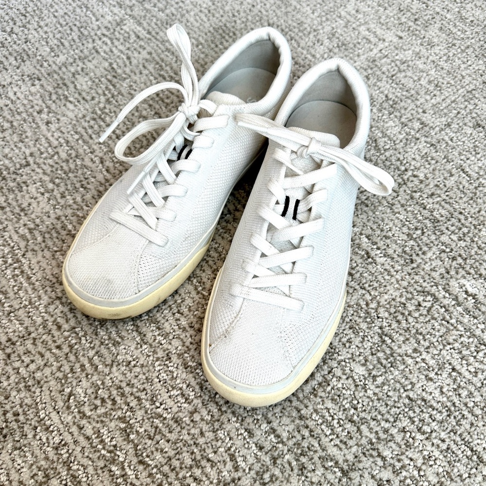 Rothy’s White Canvas Sneakers